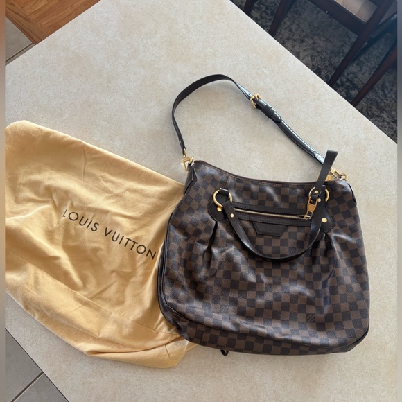 Louis Vuitton Handbags - Louis Vuitton Dark Brown Checkered Shoulder Bag
